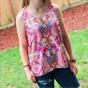 🌺🌺TABITHA WEBB Vibrant Career Tank Top🌺🌺